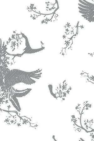 烂花花型印花花型图片