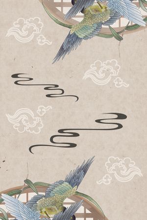 古典花纹印花花型图片