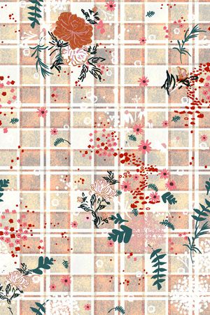 花卉印花花型图片