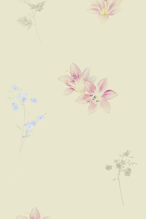 百合印花花型图片