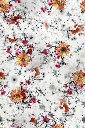 花卉印花花型图片