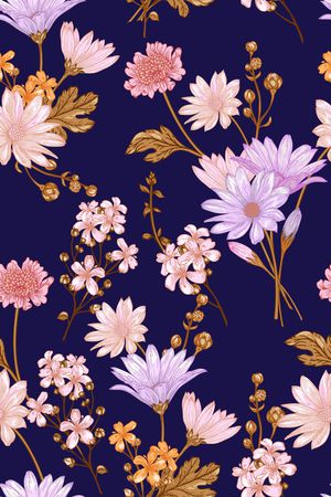 抽象印花花型图片