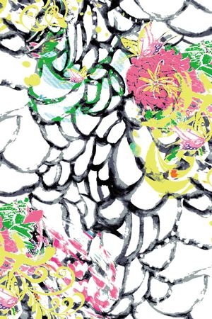 女装印花花型图片