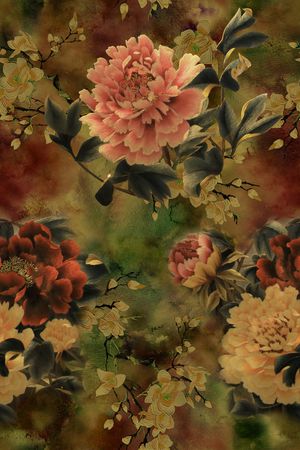 绣花花型印花花型图片