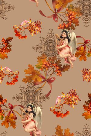 女装印花花型图片
