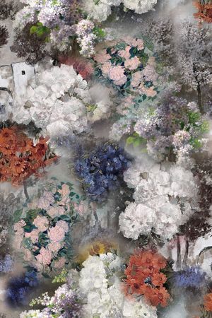 抽象印花花型图片
