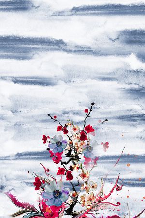 花卉印花花型图片