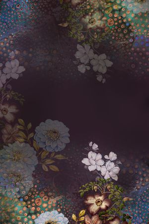 大牌风印花花型图片