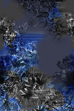 花卉印花花型图片
