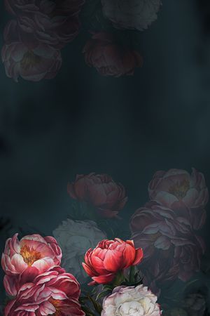 丝巾定位花印花花型图片