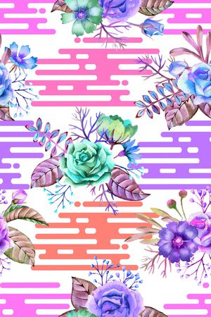 数码花型印花花型图片