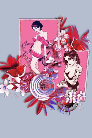 数码花型印花花型图片