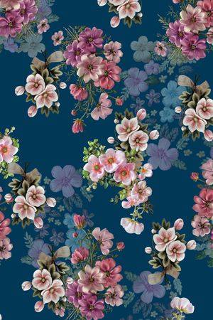数码花型印花花型图片
