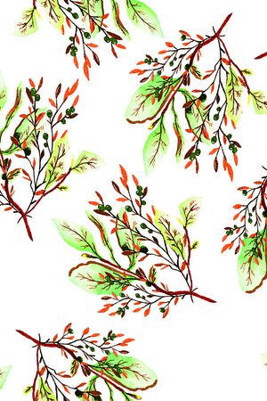 抽象花卉印花花型图片