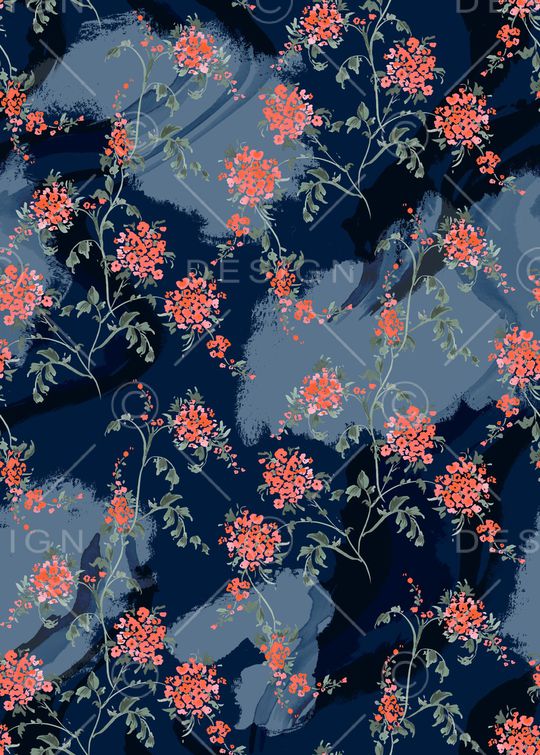 花卉印花花型图片