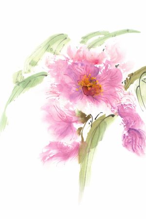 手绘印花花型图片