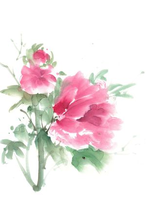 手绘印花花型图片