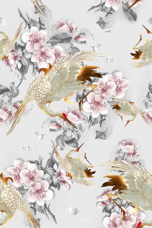 花卉印花花型图片