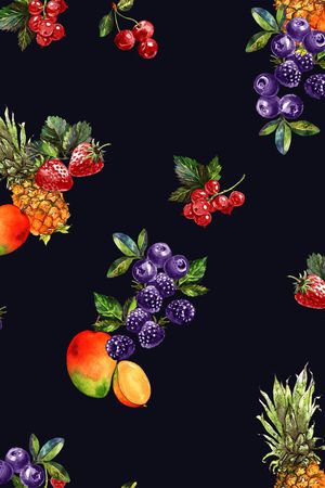 水果印花花型图片