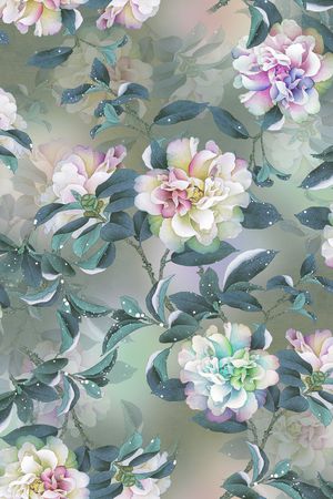 数码花型印花花型图片