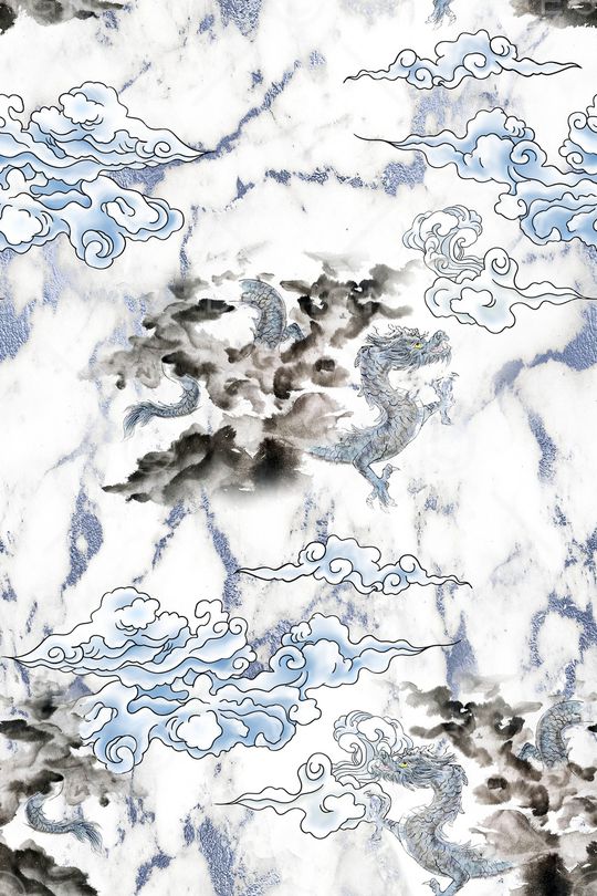 龙印花花型图片