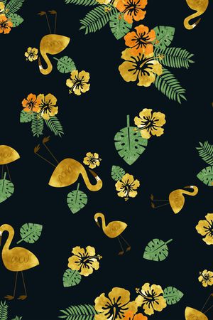 小碎花印花花型图片