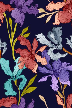 虞美人印花花型图片