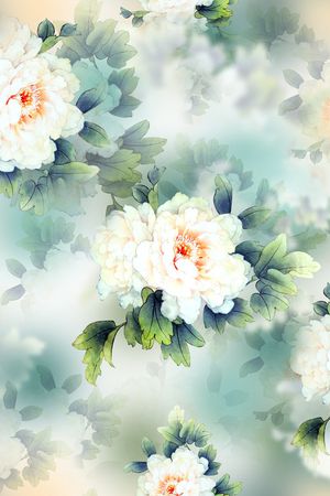 花卉印花花型图片