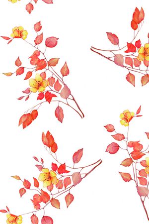 春夏花型印花花型图片