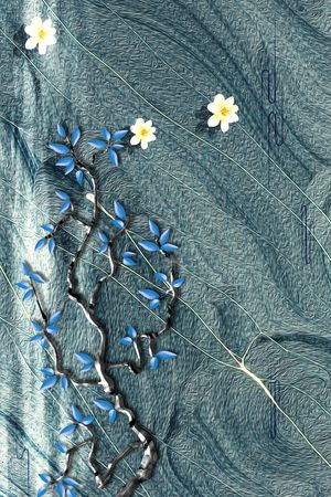 定位花印花花型图片
