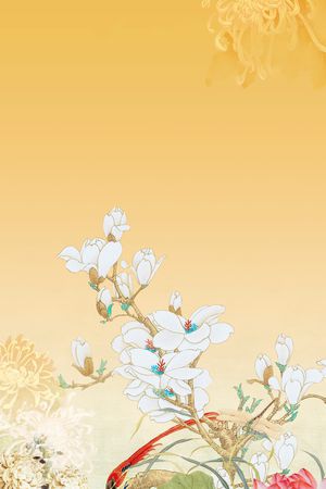 抽象花卉印花花型图片