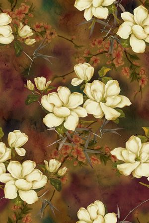 香云纱印花花型图片