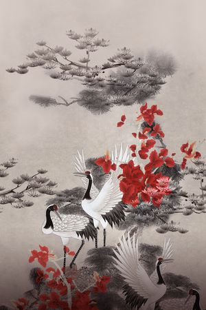 大牌风印花花型图片