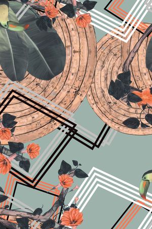 花卉印花花型图片