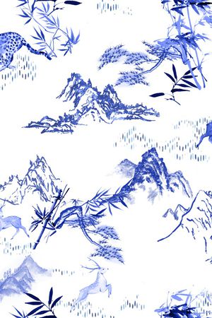 民族风印花花型图片