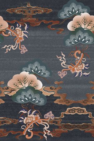 祥云印花花型图片