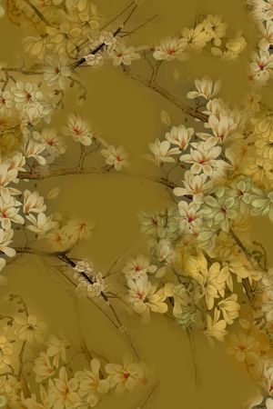 香云纱印花花型图片
