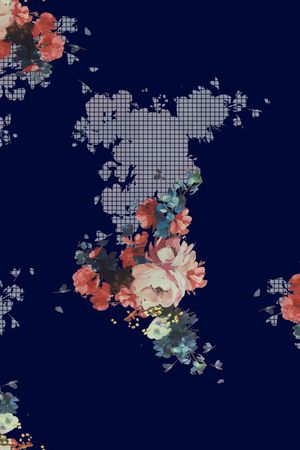 大牌风印花花型图片
