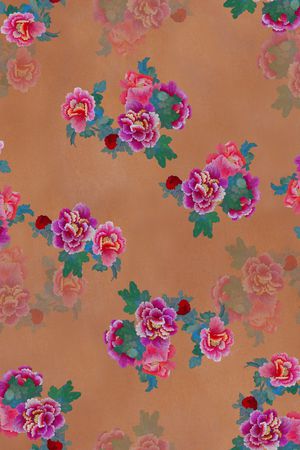 花卉印花花型图片