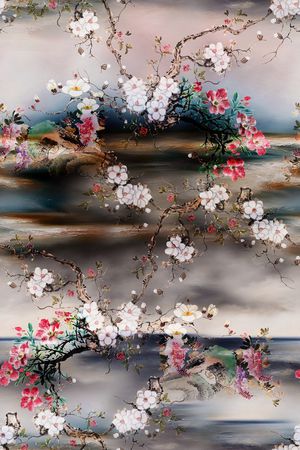 香云纱印花花型图片