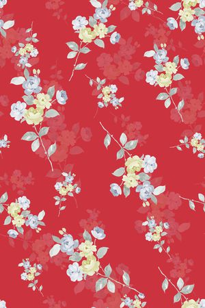 花卉印花花型图片