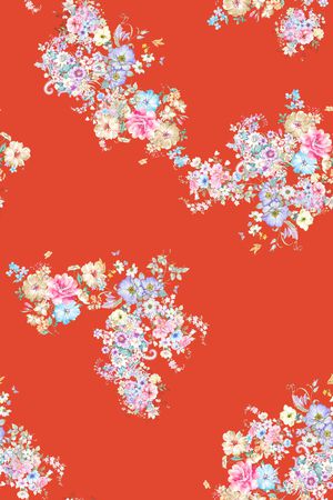 花卉印花花型图片