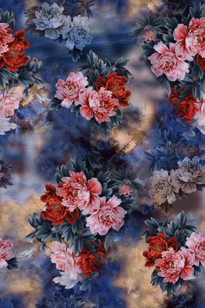 香云纱印花花型图片