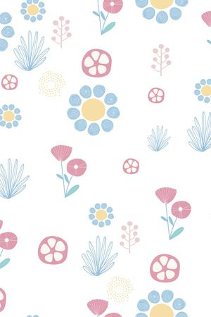 小碎花印花花型图片