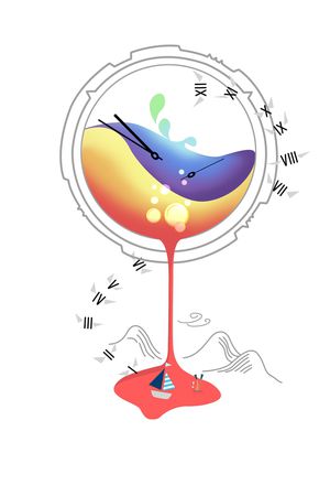文艺印花花型图片