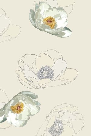 水彩花卉印花花型图片