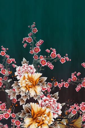 香云纱印花花型图片