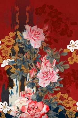 香云纱印花花型图片