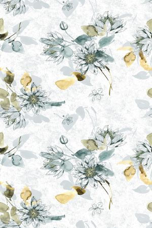 花卉印花花型图片