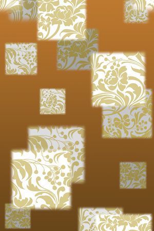 简约印花花型图片